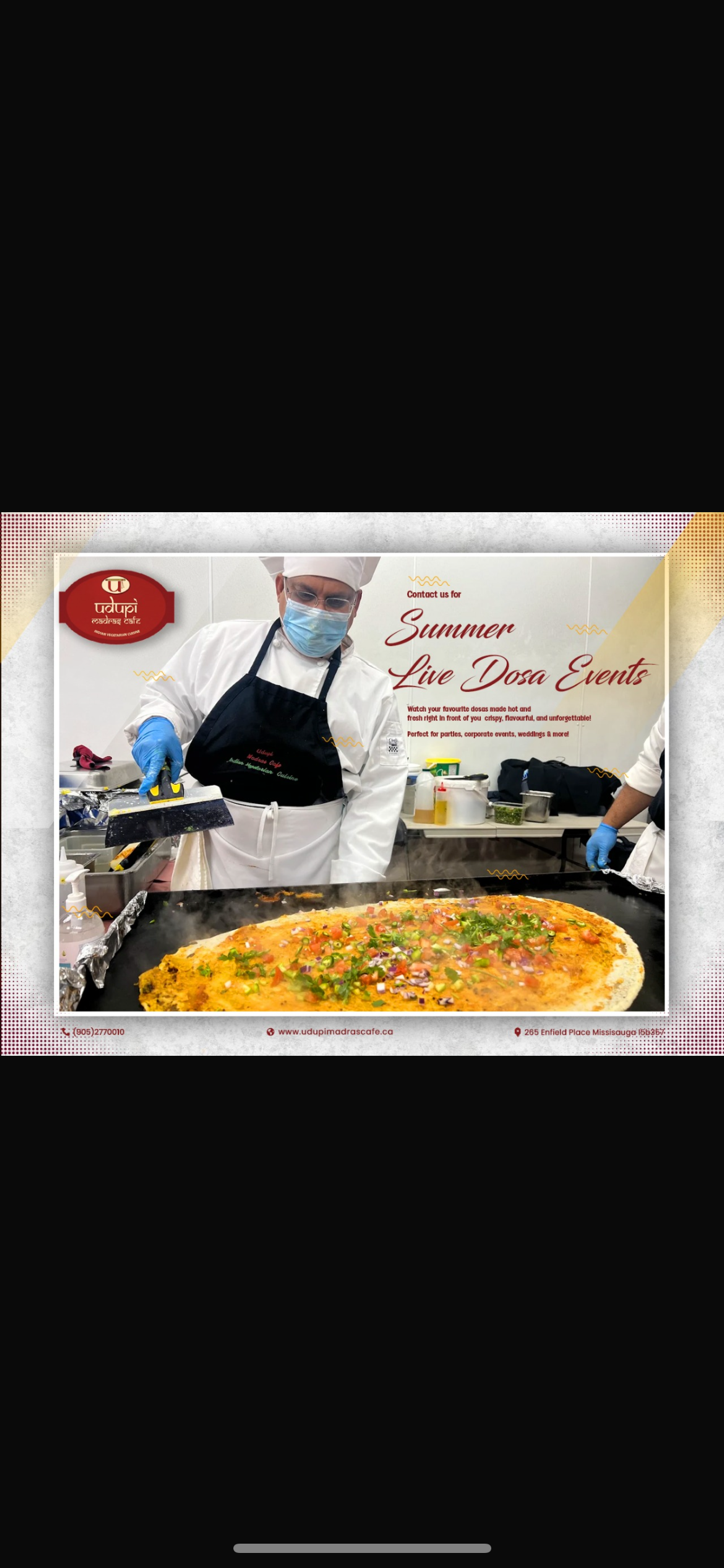 Dosa Party Setup